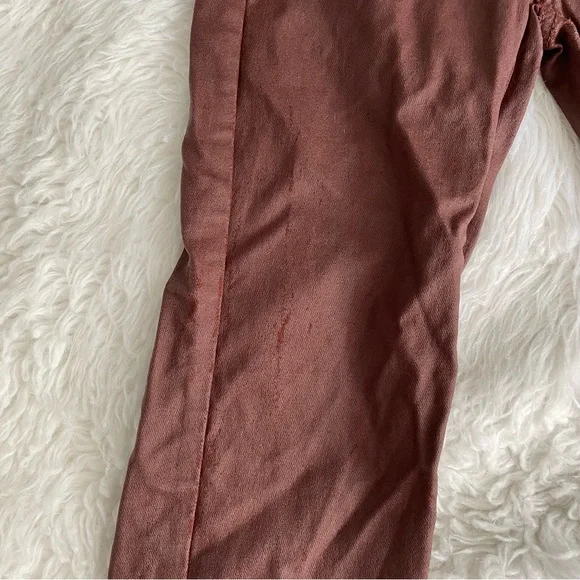 Edikted brown leather flare pants - Picture 5 of 7